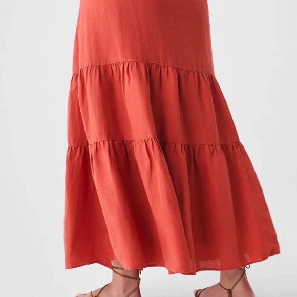 SALE! Brand new with tags Faherty Cala Tiered Maxi Skirt - Picture 2 of 3